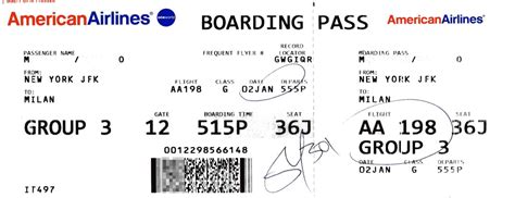 american airlines boarding pass